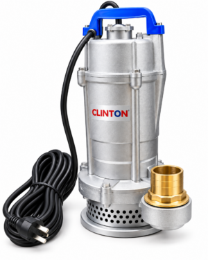 ปั๊มแช่ 2 นิ้ว ขนาด 750วัตต์ CLINTON BLUE รุ่น CB-QDX10-15-0.75